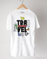 <q002>トラベルアニマル×セブンマイルズTシャツ（ホワイト）</q002>