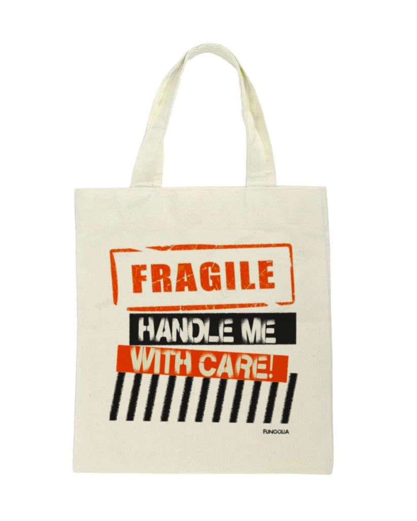<ca7>Fungolia トートバッグ - 壊れ物なので、注意して取り扱ってください。</ca7>