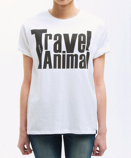 <T006> Travel Animal Tee (White)
