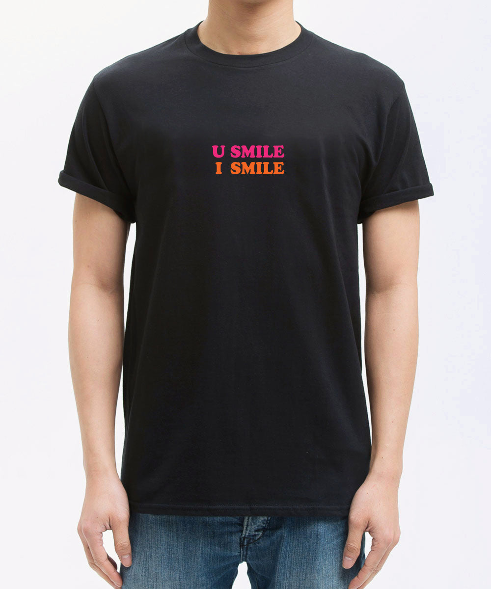 <a>「あなたが笑えば、私も笑う」Tシャツ（ブラック）</a>