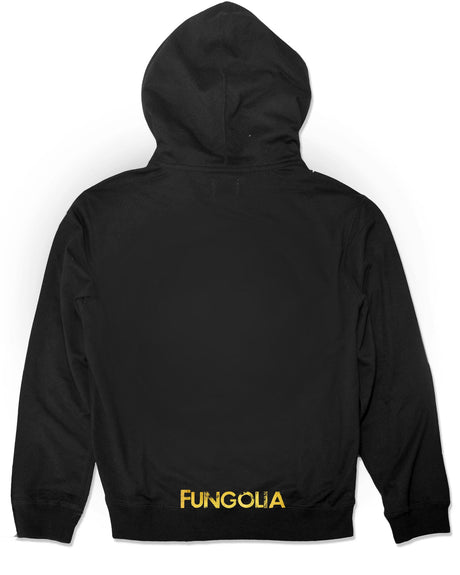 <ab>Fungolia ノンフリース パーカー - ワールドクラス トラベラー (ブラック) </ab>