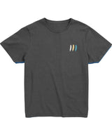 <aa>Fungolia Garment Dyed Tee (グレー) - 羽根プリント</aa>