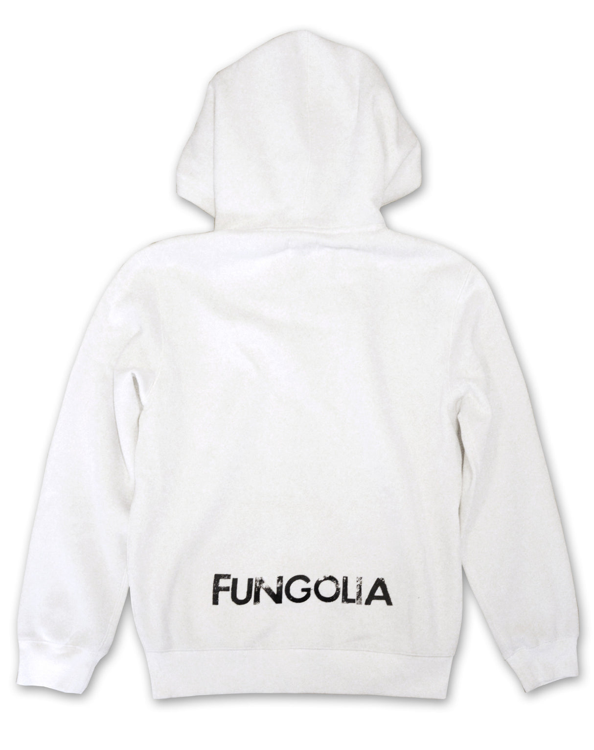<ab>Fungolia フリース パーカー - サンダーボルト (ホワイト) </ab>