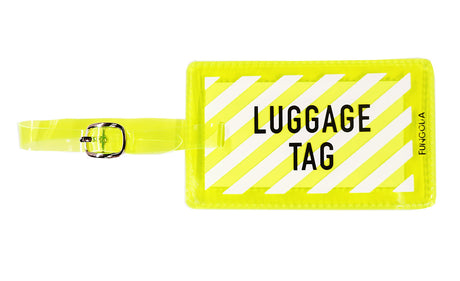 <A 000a001a99b3> Fungolia Premium PVC Neon Luggage Tag - Luggage Tag
