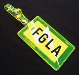 <A 000a001a99b2> Fungolia Premium PVC Neon Luggage Tag - FGLA