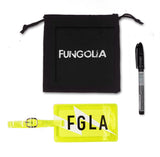 <A 000a001a99b2> Fungolia Premium PVC Neon Luggage Tag - FGLA