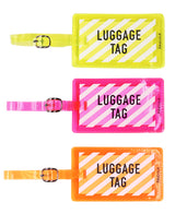<A 000a001a99b3> Fungolia Premium PVC Neon Luggage Tag - Luggage Tag