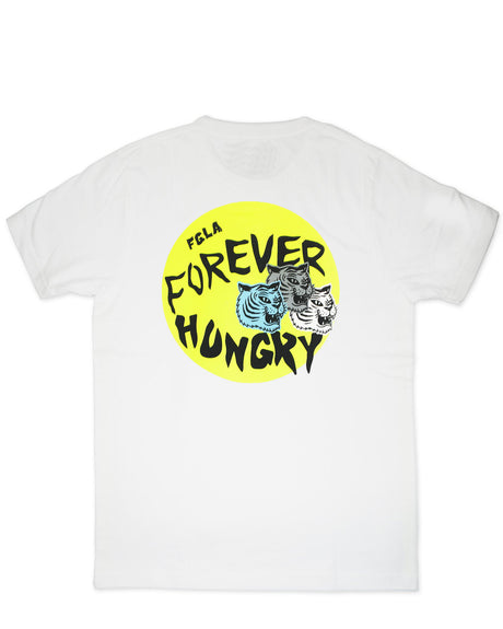 <A 000a004b> Forever Hungry - Gold Badge (White)