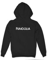 <a>Fungolia フリース ビッグフード パーカー -Where To Next (ブラック)</a>