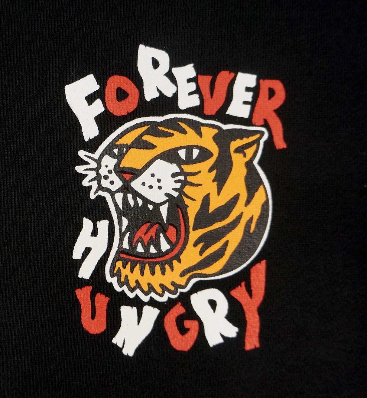 <a>Fungolia ビッグフード フリース パーカー - Forever Hungry (ブラック)</a>