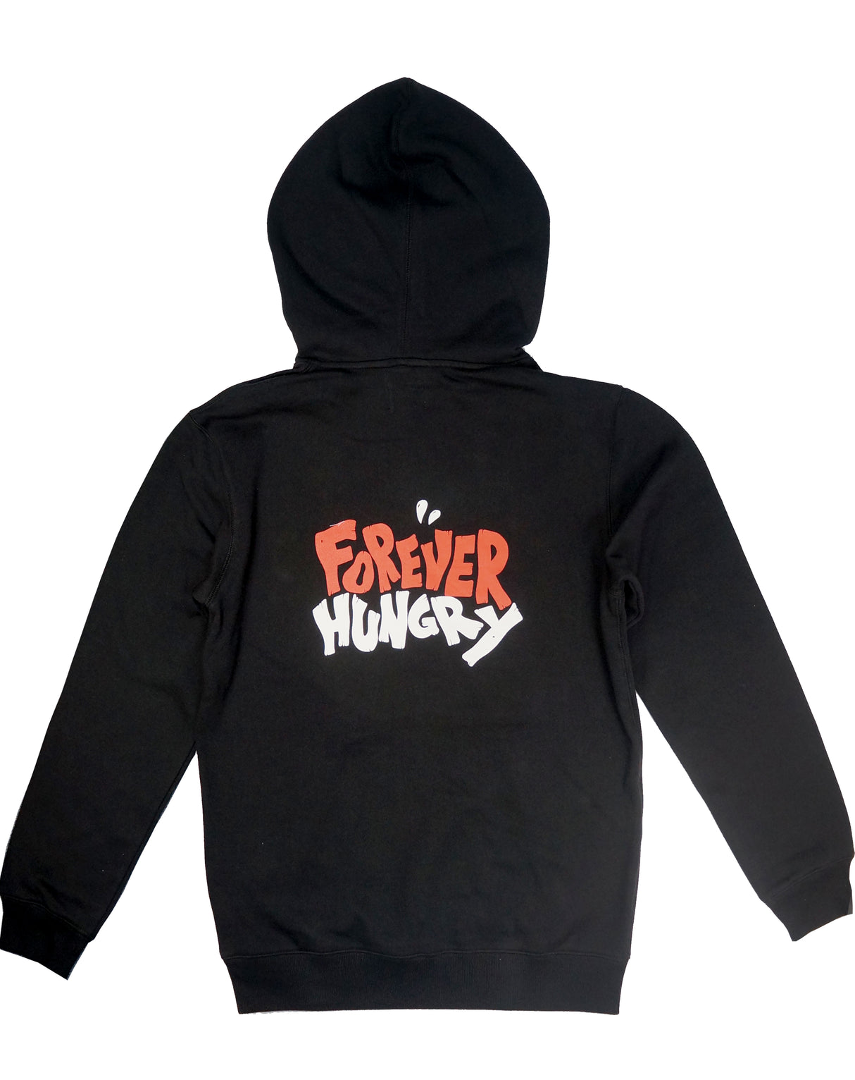 <a>Fungolia ビッグフード フリース パーカー - Forever Hungry (ブラック)</a>