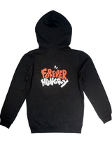 <a>Fungolia ビッグフード フリース パーカー - Forever Hungry (ブラック)</a>