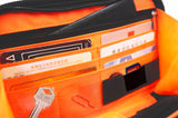 <A 000a001m05> Fungolia Gen2 Passport Holder <B>Regular Size</B> (Black/Orange)