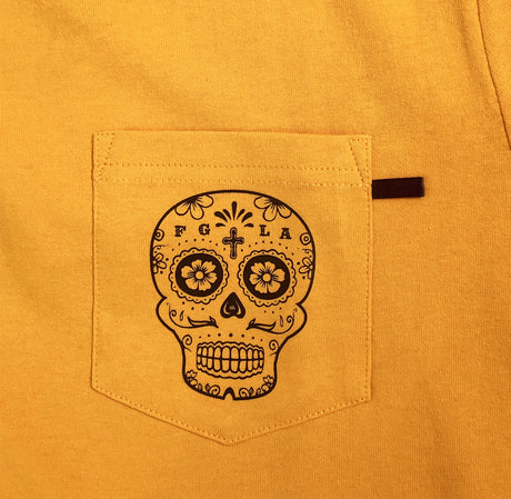 <a>ミューズ ポケットTシャツ - マスタードイエロー (カラベラ)</a>