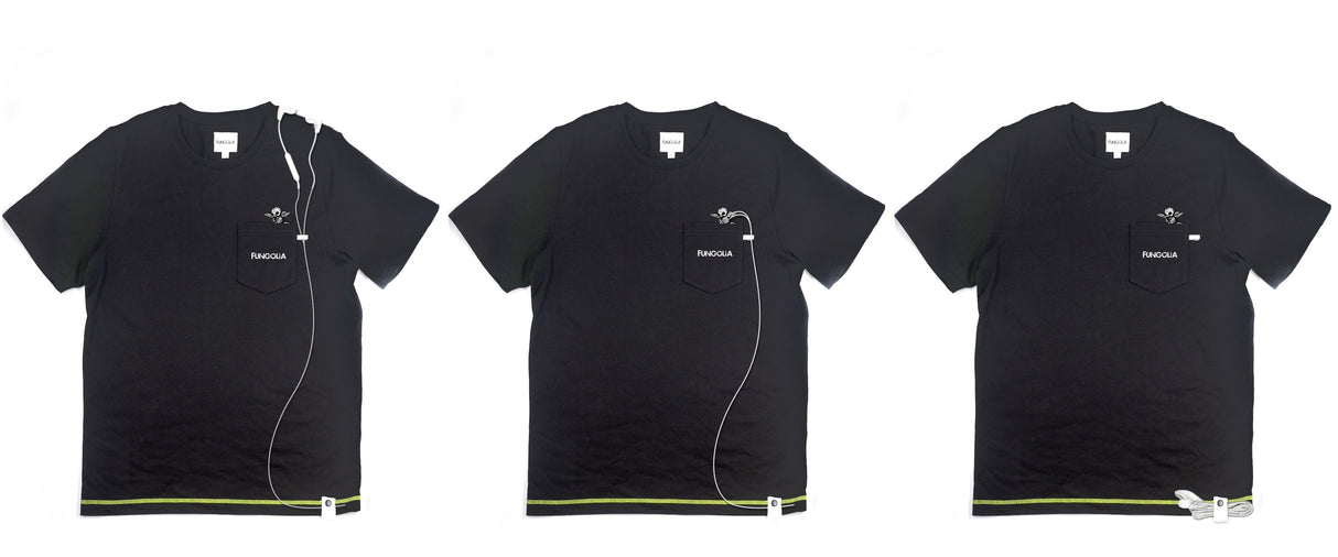 <a>ミューズ ポケットTシャツ - ブラック（バーディ）</a>