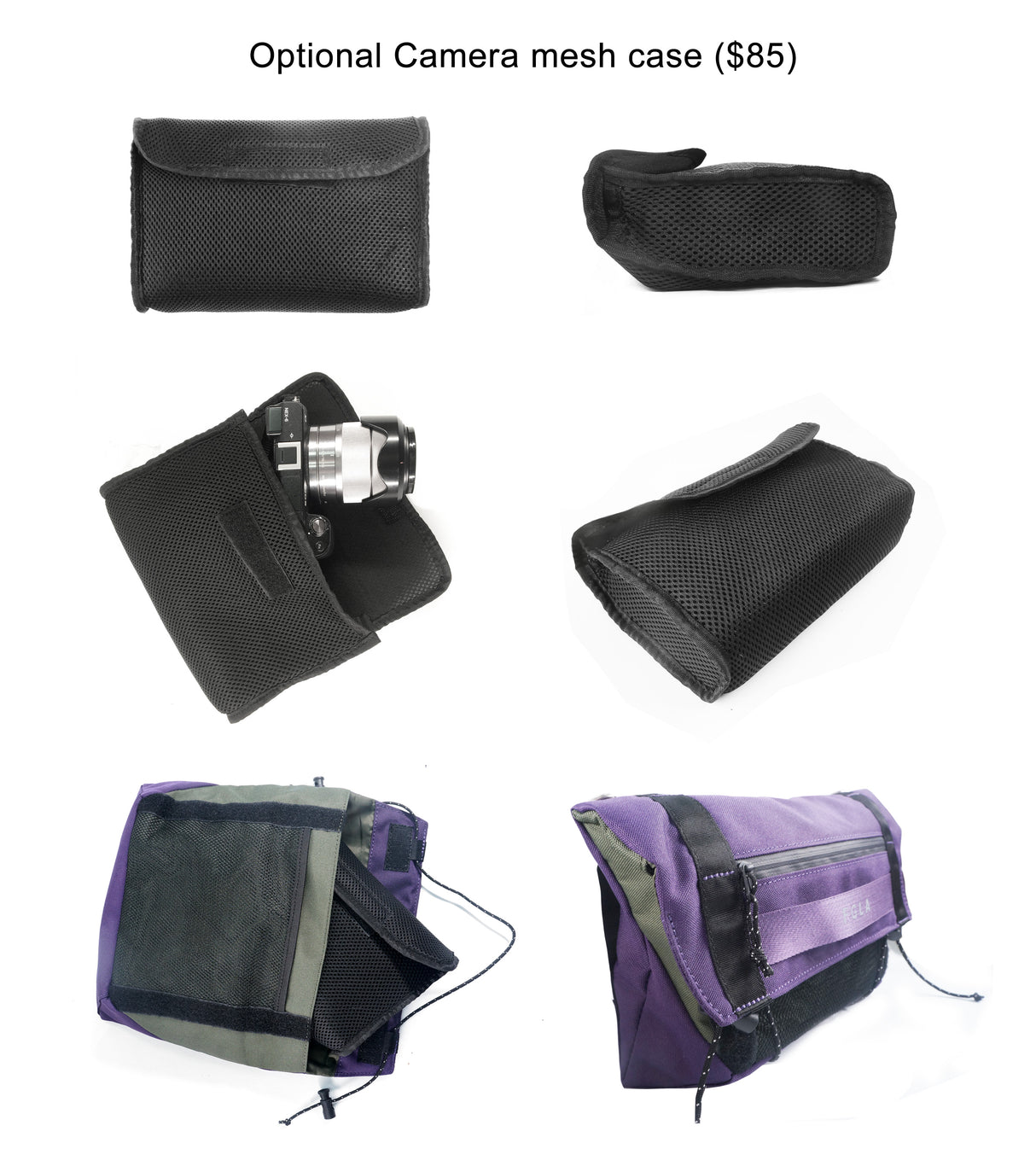<A 000a001v2> Fungolia multi-purpose pouch (Purple/Olive Green)