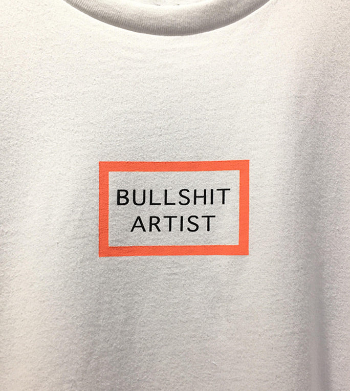 <a>ブルシット・アーティストTシャツ</a>