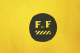 <A 000a001y6a06> Fungolia Fleece Crew Neck Sweatshirt - Fight or Flight (Mustard Yellow)