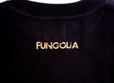 <a>Fungolia フリース クルーネック スウェットシャツ - ゴールドフェザー (ブラック)</a>