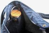 <a 002i1>Fungolia 2-in-1 Denim tote bag - 17" Large size