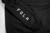 <a>Fungolia フリース クルーネックスウェットシャツ - ラゲッジレーベル (ブラック)</a>