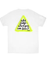 <A 000a002xa> Love, Don't Judge Tee - White