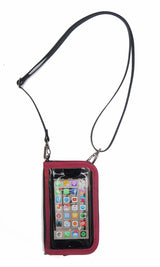<a>Fungolia スマートフォン充電ポーチ（バーガンディ）</a>