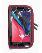 <a>Fungolia スマートフォン充電ポーチ（バーガンディ）</a>