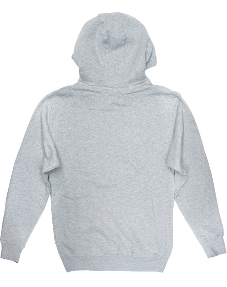 <A 000a001y6f>WBF Large Feathers Hoodie - Fleece (Heather Grey)
