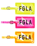 <A 000a001a99b2> Fungolia Premium PVC Neon Luggage Tag - FGLA