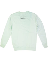 <a>Fungolia フレンチテリー クルーネックスウェットシャツ - フローラル FGLA (ライトグリーン)</a>