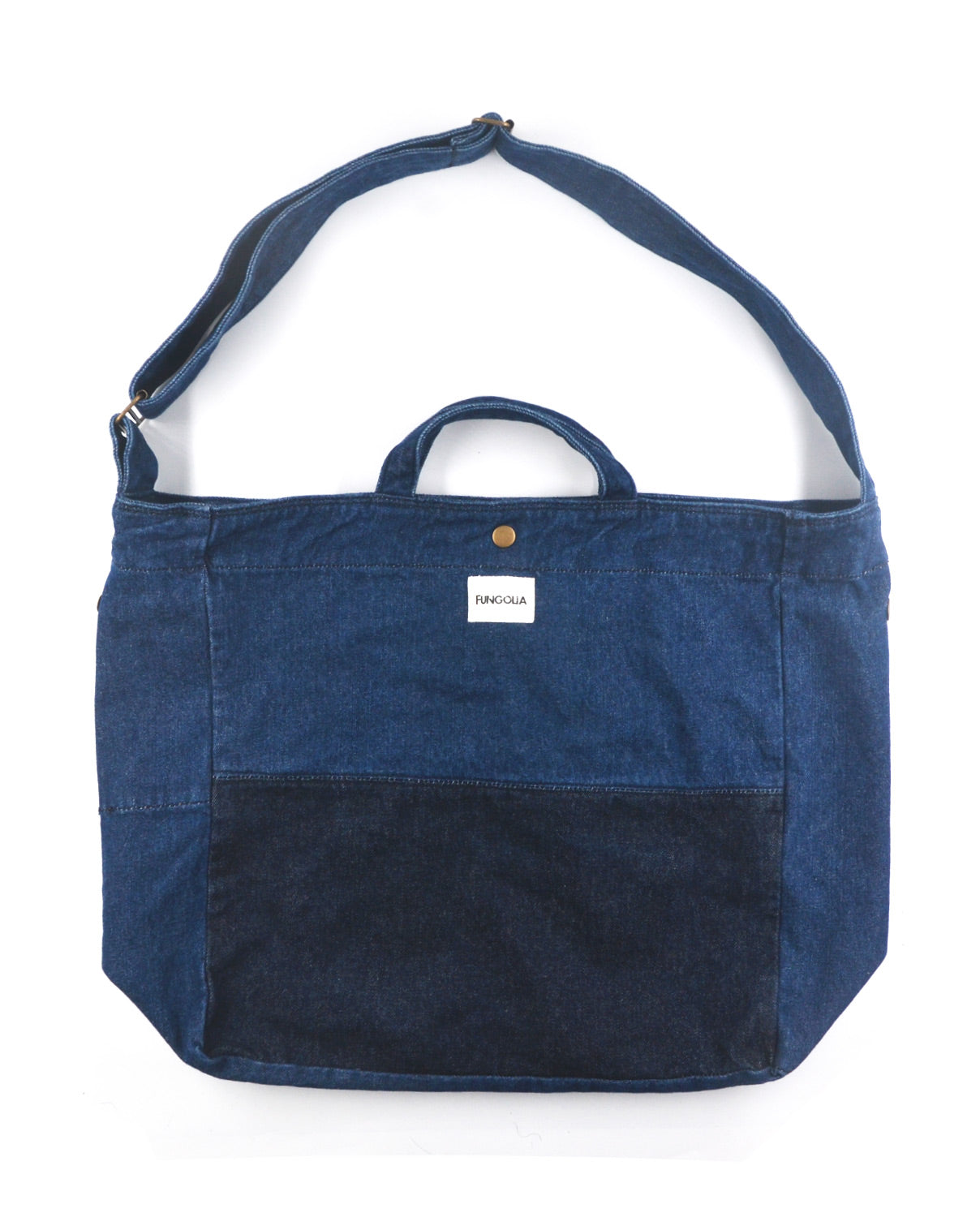 <a 002i2>Fungolia Denim tote bag - 15" Large size