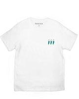 <a>スモール ティール/シルバー フェザーズ Tシャツ (ホワイト)</a>