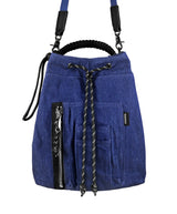 MA-1 MID SIZE 2 way drawstring Shoulder Bag (Denim)