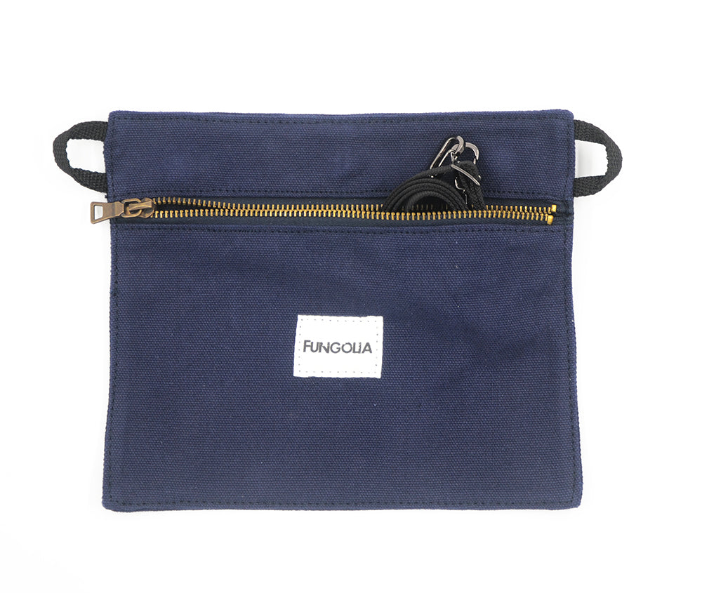 <a 002i1>Fungolia 2-in-1 Denim tote bag - 17" Large size