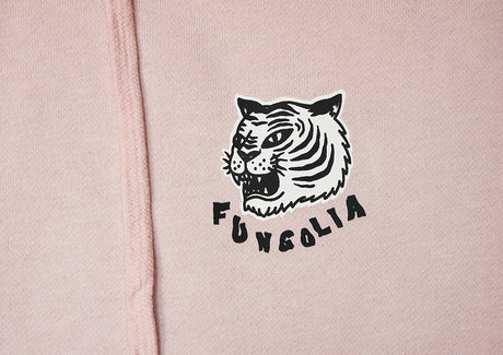 <a>Fungolia ビッグフード フリース パーカー - Forever Hungry (ライトピンク)</a>