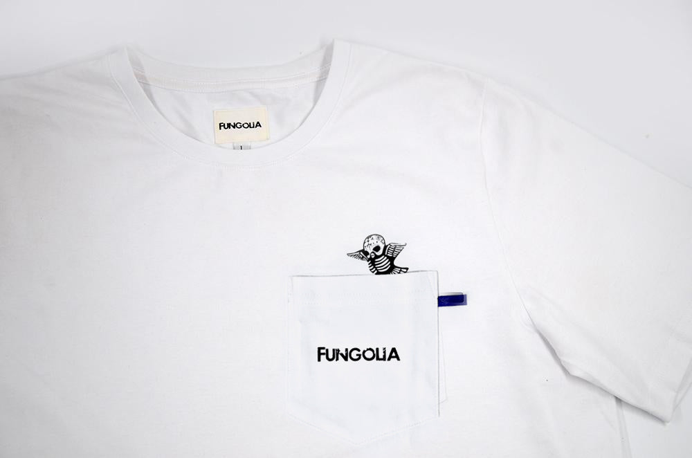 <a>ミューズ ポケットTシャツ - ホワイト（バーディ）</a>