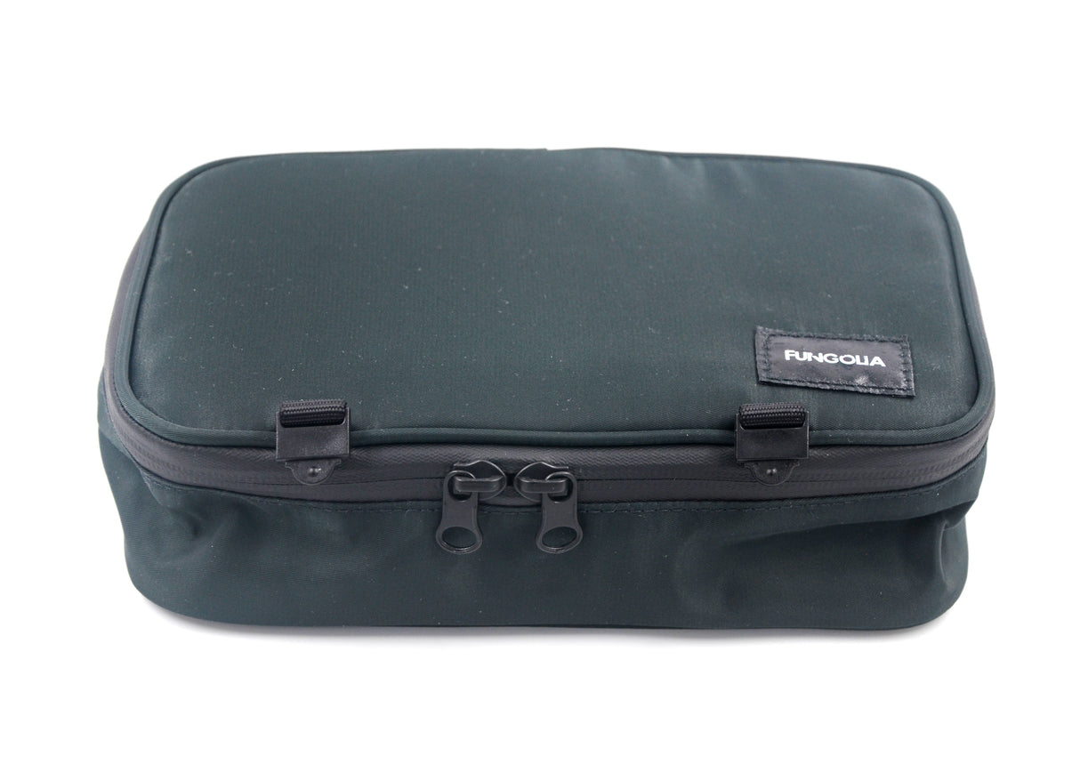 <A 001d1> Fungolia Premium 3-in-1 Toiletry Kit (Charcoal/Shocking Pink)
