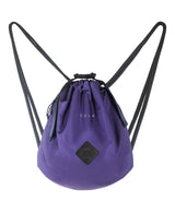 MID SIZE Premium drawstring backpack (Purple/Black)