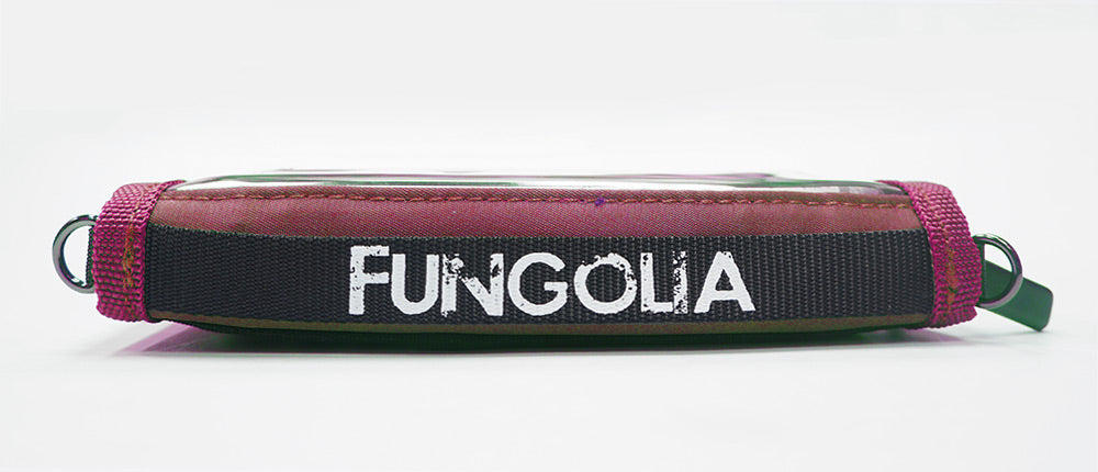 <a>Fungolia スマートフォン充電ポーチ（バーガンディ）</a>