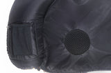 <A 001n>Fungolia MA-1 Memory Foam Travel Hoodie Pillow (black)